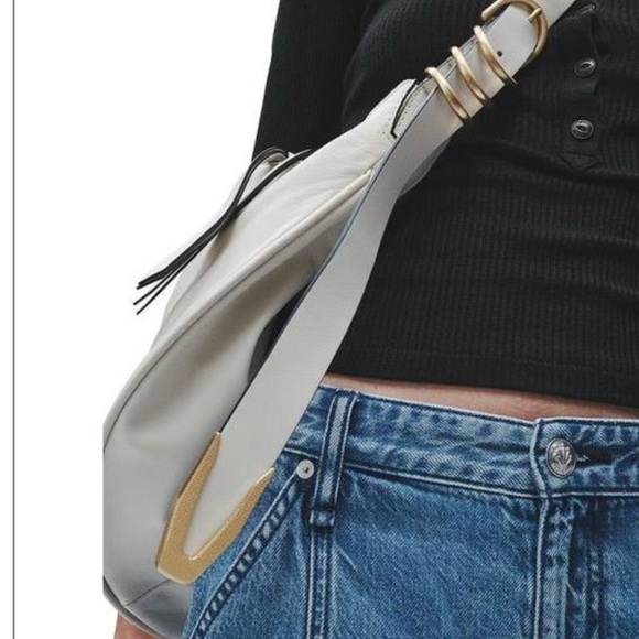 Rag & Bone White Leather Hobo Bag - Picture 12 of 13